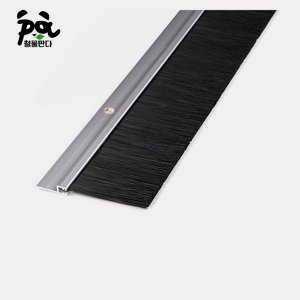 알루미늄 모헤어 도어씰 1M 100mm 강화도어 상가문 회전문 하단바람막이 문틈막이