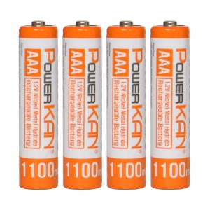 POWERKAN 니켈수소 AAA 충전지 1100mAh 4개입 1개 NIMH 1.2V