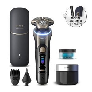 필립스 전기 면도기 i9000 프레스티지 울트라 UV케이스+만년필 XP9405/53