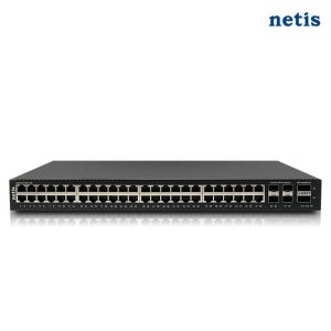 네티스 HST4354GM 48포트 엔터프라이즈 기업용 2.5기가 스위칭허브 40G QSFP 3년 A/S
