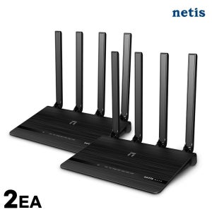 네티스 MEX01 기가와이파이 유무선 공유기 무선 인터넷 WIFI 공유기 [2pack]