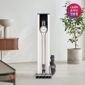 [혜택가 79만원대] LG전자 코드제로 오브제 올인원타워 무선청소기 AU957CWD 물걸레/침구/배터리2개