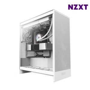 NZXT H7 FLOW V2 화이트 미들타워케이스 PC케이스