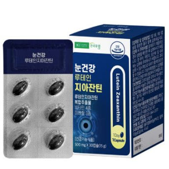 <b>건국유업</b> 눈건강 루테인 지아잔틴 500mg x 30캡슐 1개월분