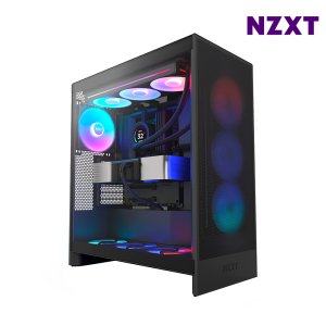NZXT H7 FLOW RGB V2 블랙 미들타워 PC케이스
