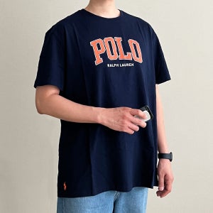 폴로 랄프로렌 남자 클래식핏 반팔 POLO 이니셜 로고 오버핏 반팔티셔츠 마딘프라