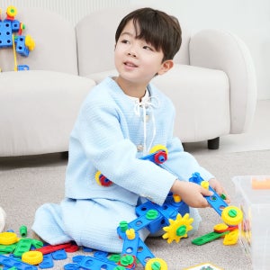 엔지니어링 블럭 유아 어린이 공구 놀이 너트 볼트 세트 장난감