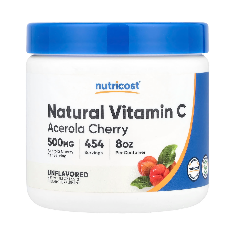 뉴트리코스트 <b>내추럴 비타민C</b> 언플레버드 무맛 8.1온즈 227g