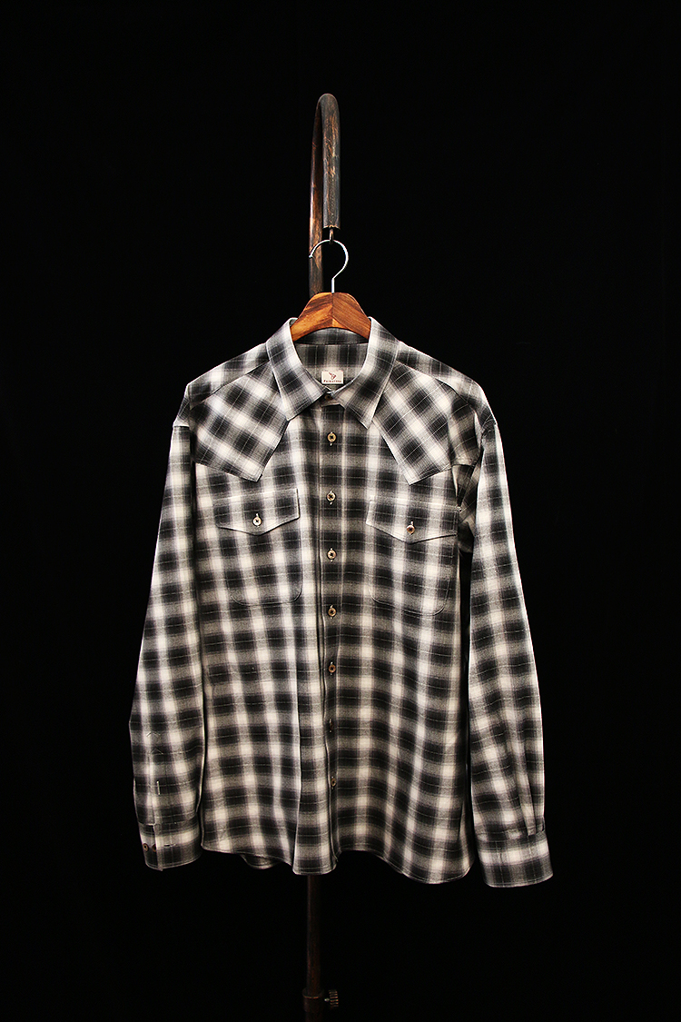 웨스턴 체크셔츠_men Western Checked shirt
