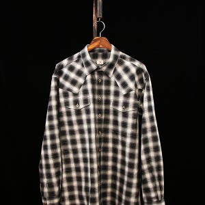 웨스턴 체크셔츠_men Western Checked shirt