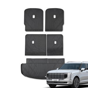 디케이몰 TPE 트렁크매트 디올뉴 팰리세이드 7인승, 등받이+트렁크