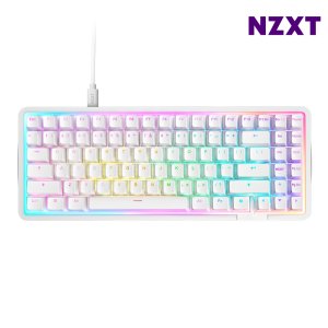 NZXT FUNCTION ELITE MINI TKL 화이트 유선 게이밍키보드