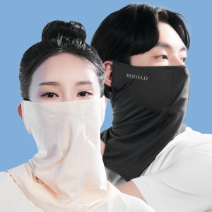 모델로 99.9% 자외선차단 쿨핏마스크 골프 얼굴햇빛가리개 등산 썬 남성 여성 UV프로텍션