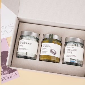 [선물세트] 코코하 넛버터&카라멜 프리미엄 3종 세트 / 피스타치오버터 수제카라멜
