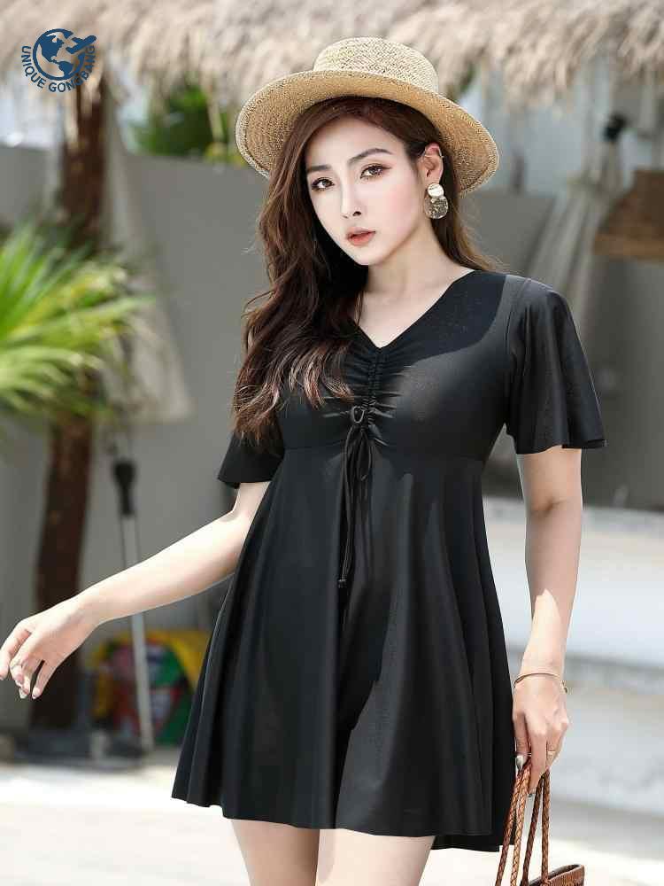 여성 빅사이즈 원피스 트렌디 수영복 오버핏 슬림 수영장 해외 여행 동 바캉스 여름 휴가