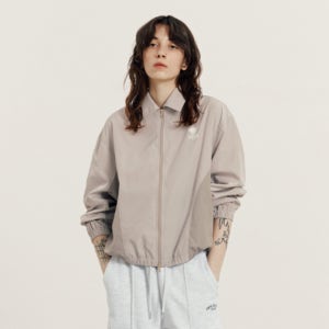 [오아이오아이컬렉션] 뉴 심볼 배색 바람막이 [BEIGE]