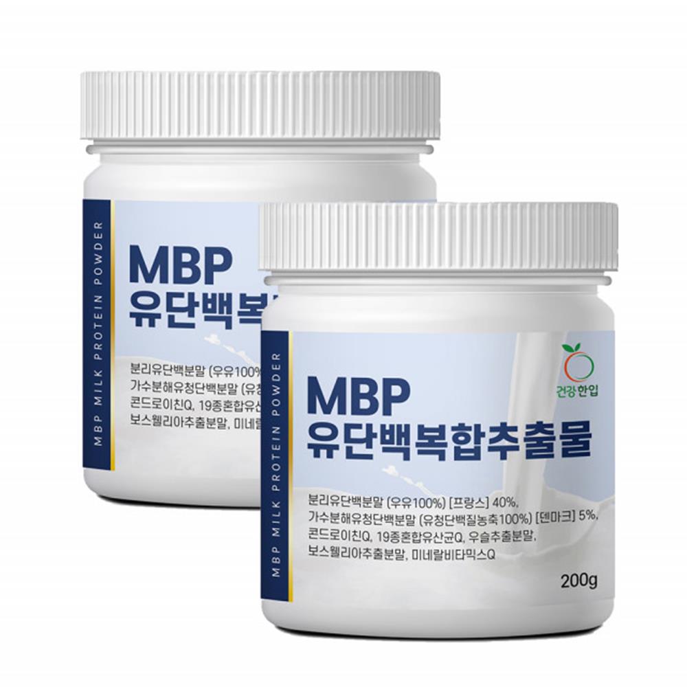 MBP 유단백 복합 추출물 200g 2통 <b>골감소증</b> 손