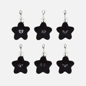 엔시티127 쟈니 태용 유타 도영 재현 마크 해찬 정우 더모멘텀 블랙 스타피쉬 돌 키링 NCT127 THE MOMENTUM BLACK STARFISH DOLL KEYRING