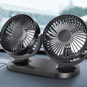 360도 허리케인 듀얼 콘솔박스 서큘레이터 차량용 선풍기
