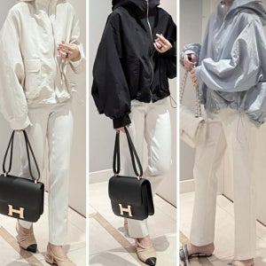 여성봄 여름 점퍼 오버핏 후드 야상점퍼 간절기 아우터