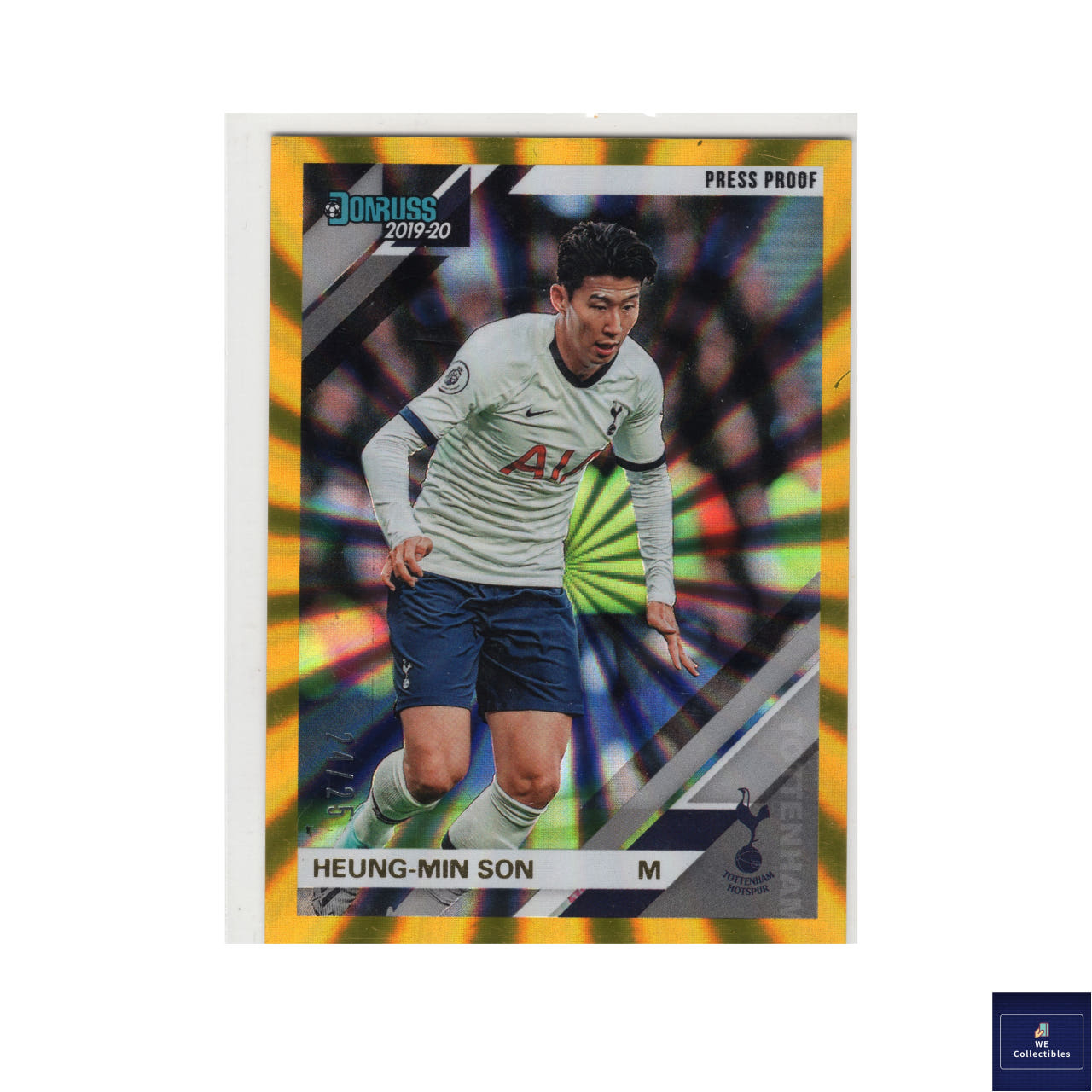 손흥민 축구카드 파니니 25장한정 골드 2019 EPL카드 2234