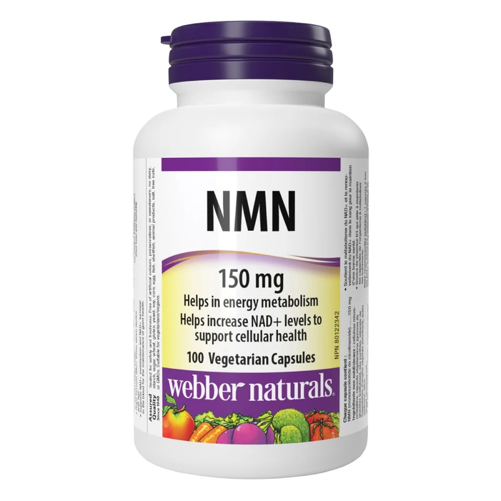 <b>웨버</b>네츄럴 NMN 150mg 100베지캡슐 항산화 노화방지 캐나다 영양제 코스트코