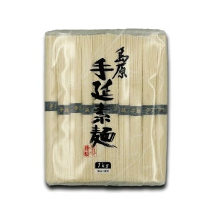 시마바라 테노베 소면 1kg (20인분) 일본 정통 수제 국수