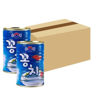 유동 꽁치 통조림 400g, 24개