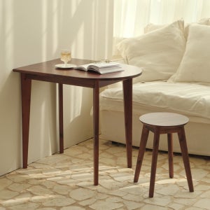 이노센트 시네마 원목 식탁 테이블 1200mm, 브라운