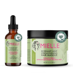 Mielle 미엘 로즈마리 민트 두피 헤어 오일, 헤어마스크 세트