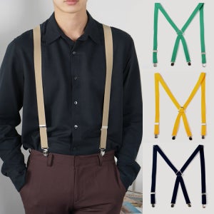 캐주얼 남여 공용 멜빵 서스펜더 14컬러