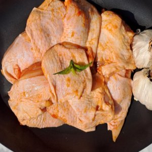 국내산 염지닭 닭다리살 순살 1kg 조각 닭 정육