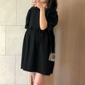 임산부 미디 원피스 여름 휴양지 동남아 임부복