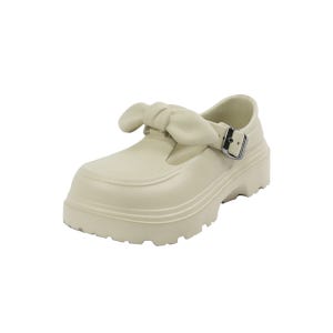 좋으니 발편한 키높이 리본 아쿠아 통굽 레인 샌들