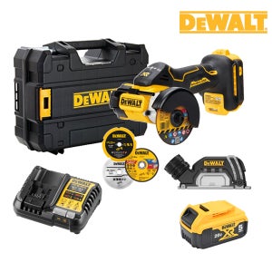 디월트 충전컷오프툴 그라인더 20V DCS438P1 5.0Ah 배터리1개세트