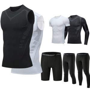 엘마운틴 기능성 이너웨어 언더레이어 컴프레션 스포츠 민소매 테크핏 상의 나시 긴팔