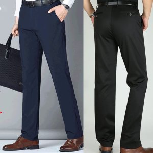 남자원턱정장바지 스판 세련된 데일리 남성 비즈니스 캐주얼 팬츠