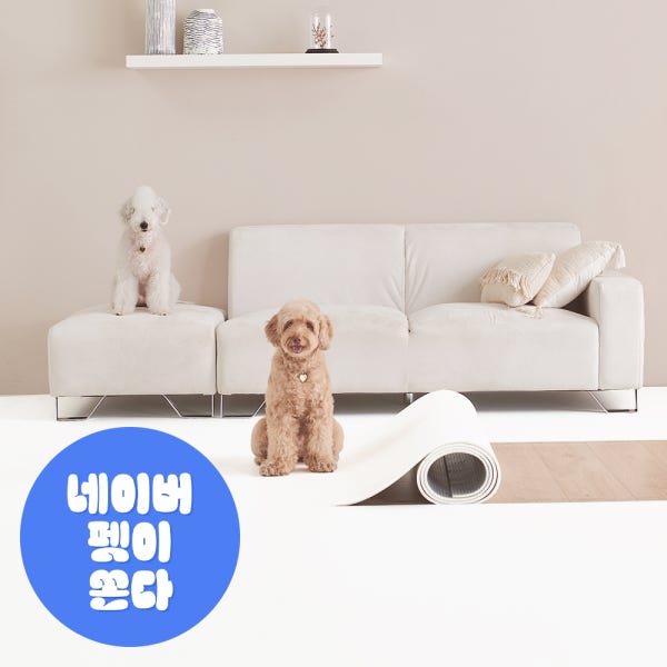 피오르 강아지 롤매트 애견 펫 거실 복도 바닥 슬개골 미끄럼방지 놀이 시공 110X100