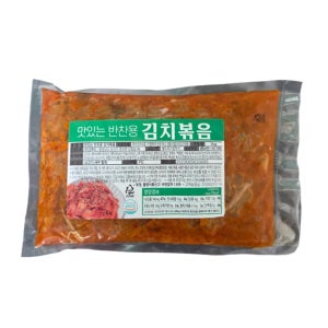 볶음김치 14kg (1kg 14팩) 국산고추가루 배추 묵은지 볶은김치 도시락 반찬 냉동