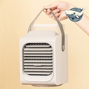 무선 소형 냉풍기 캠핑 탁상용 이동식 쿨러 미니 에어컨 무더위 해소