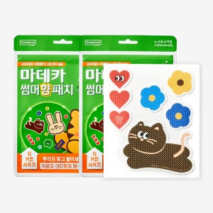동국제약 마데카 썸머 향 패치 빅 12매 1개 + 1개 / 유아 어린이 캠핑 야외활동밴드 스티커 시트로넬라