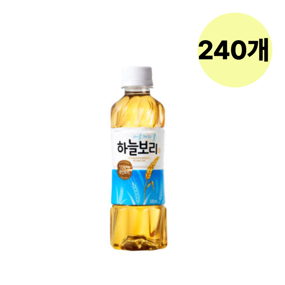 웅진 하늘보리 미니 <b>운동</b> 행사 차음료 325mL 240개