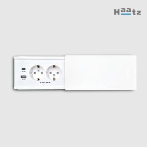 하츠 빌트인 고속 무선충전 맥세이프 아일랜드 매립콘센트 2구 화이트 USB C타입