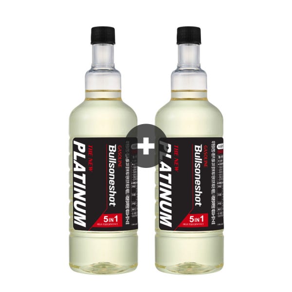 Bullsone공식몰 [1+1이벤트]5in1 불스원샷 THE NEW 플래티넘 연료첨가제 500ml 휘발유
