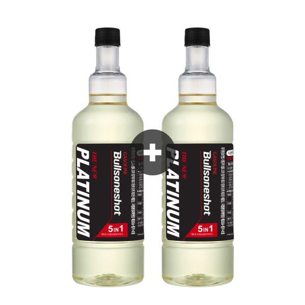 [1+1이벤트]5in1 불스원샷 THE NEW 플래티넘 연료첨가제 500ml 휘발유