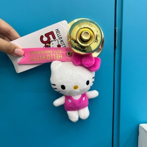 50주년 키티 핑크 심플 모던 헬로키티 가방꾸미기 백참