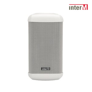 인터엠 컬럼 스피커 실내용 10W KS 벽부형 브라켓 포함 매장 업소용 CU-41F