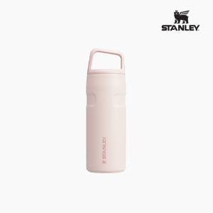 스탠리 아이스플로우 에어로라이트 캡&캐리+ 텀블러 473ml, 로즈쿼츠