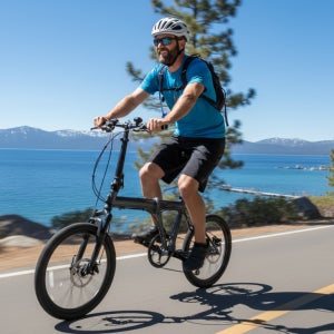 티티카카 플라이트 S10 HD - 서스펜션 쇼바 리모트 레버,10단 시마노 유압 디스크, 알루미늄 접이식자전거