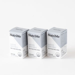 뉴트리미 칼마디 앤 K2 칼슘마그네슘 비타민K2 비타민D 골다공증 영양제 60정, 3개